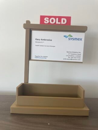 Business Card Holder - Brown